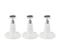 Soporte de pared para cámara interior de anillo, soporte de rotación de 360°, resistente a la corrosión, aluminio, fijación blanca