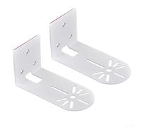 Soporte de pared para cámara, paquete de 2 unidades, construcción de acero para cámaras de interior Ring Pan-Tilt con instalación en techo o pared, diseño que ahorra espacio y gestión de cables