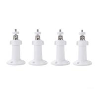 Soporte de pared para cámara, paquete de 4 soportes giratorios para anillo para arlo para sistemas de vigilancia Wyze para interiores y exteriores, accesorio ABS de 9,5 x 7,6 cm