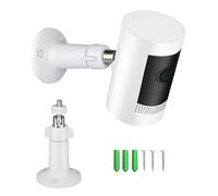 Soporte de pared para cámara Ring, Para Ring Stick Up Cam, Ring Indoor Cam (1.ª generación),Ring Stick Up Cam batería, Arlo Pro 4/3/2/Arlo Ultra, montaje interior/exterior ajustable de 360 grados