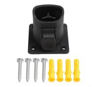 Soporte de pared para cargador Tesla EV, organizador de cables robusto para evitar el contacto con el suelo, ABS negro