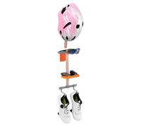 Soporte de pared para casco de bicicleta - Soporte de equipo de ciclismo vertical | Soporte de almacenamiento de pared para bicicleta | Para contador, gafas, lavadero, descuento, apartamento, interior