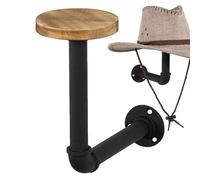 Soporte de pared para casco de bicicleta, soporte para casco de bicicleta, 26 cm x 14 x 6 cm, soporte para casco de motocicleta, soporte para casco de moto, soporte de metal para casco, soporte para