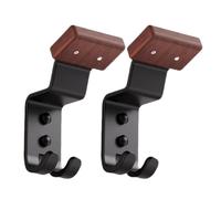 Soporte de pared para casco, soporte para casco para montaje en pared, soporte para casco con 2 ganchos para gorras de béisbol, soporte para casco de motocicleta, soporte de pared para casco de moto