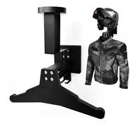 Soporte de Pared para Casco Táctico - Colgador Casco Moto con Ganchos para Guantes y Chaqueta - para Equipo Táctico Casco Equipo de Ciclismo de Fútbol de Motocicleta