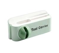 Soporte de pared para cuchillos de cocina, organizador de almacenamiento para utensilios de cocina con amoladora integrada, soporte de pared para bloque de cuchillos, para armario, hogar y puerta de