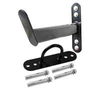 Soporte de pared para cuerda de batalla, gancho de cuerda de batalla para la pared, gancho de cuerda de combate resistente, soporte de cuerda de combate negro, ahorro de almacenamiento de accesorios