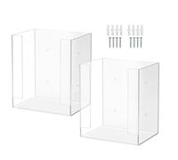 Soporte De Pared Para De Guantes | 2 Piezas Soporte Acrílico Para Rollos De Papel - Y Porta Pañuelos,Para Garaje Taller Hogar Cuarto De Lavado Sótano Cocina Salón De Belleza Y