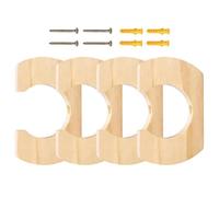 Soporte de pared para de kayak, soporte de pared de madera de 3.93 pulgadas, organizador de remos de canoa, soporte con estructura de soporte antiarañazos, garaje, , sala de estar, balcón
