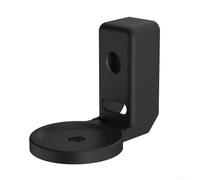 Soporte de pared para Echo Dot de 5ª y 4ª generación, soporte ABS con almacenamiento de cable, soporte que ahorra espacio para altavoz inteligente Alexa, funda negra o blanca para organización de