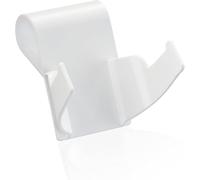 Soporte de pared para el aspirador de ventanas y mamparas Nemo de Leifheit, colgador de pared para el tapón del depósito, color blanco.