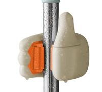 Soporte De Pared Para Escoba - Soporte Para Almacenamiento De Escoba Con Gesto De Pulgar Hacia Arriba | Estante De Almacenamiento Antideslizante, Sin Perforación, Que Ahorra Espacio, Para Baño, Cocina