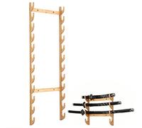 Soporte de Pared para Espadas samurái | Soporte de Suelo Multicapa para katanas, Colgador Vertical de Espadas para Pared, Soporte de Pared para Armas de Artes Marciales