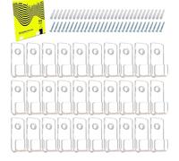 Soporte de pared para estante de discos - Soporte de pared para discos | Vinilo | 30 estantes acrílicos | Soporte de álbum | Soporte de exhibición de pared