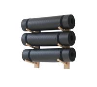 Soporte de Pared para esterillas de Yoga, Almacenamiento de Madera de 2 a 9 Niveles para Estudio de Yoga, diseño Que Ahorra Espacio, Organizador de esterillas de Yoga Duradero para Montaje e