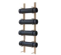 Soporte de Pared para esterillas de Yoga: un Estante para Guardar esterillas de Yoga y Rodillos de Espuma Que Ahorra Espacio, Disponible en 3/6/9 Niveles, un Accesorio de Fitness Ideal para