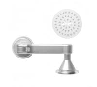 Soporte de pared para filtro de café, soporte para portafiltro de café de acero inoxidable, soporte de filtro de café de ángulo ajustable, soporte de pared para cocina, baño, dormitorio (plateado, 51