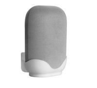 Soporte de pared para Google Nest Audio Assistant, soporte de cable para soporte de audio Google Nest, soporte de escritorio para altavoz Nest, soporte de pared (blanco)