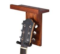 Soporte de Pared para Guitarra, Paquete de 2 Estantes de Almacenamiento Portátiles de Madera Maciza, Colgadores de Pared para Guitarra, Colgador de Guitarra para Guitarra