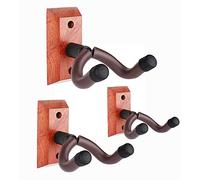 Soporte de pared para guitarra,paquete de 3,perchas de pared para ukelele de guitarra de madera,ganchos, soportes,accesorios de guitarra para guitarra acústica eléctrica bajo ukelele banjo mandolina
