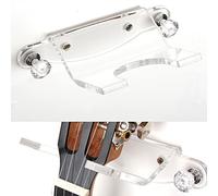 Soporte de pared para guitarra, soporte de pared para guitarra, soporte de pared para guitarra, soporte de gancho de pared con tornillos (transparente)