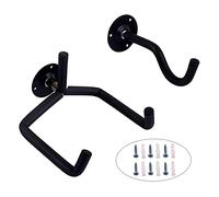 Soporte de pared para guitarra, soporte horizontal para colgar en la pared, soporte horizontal con tornillos para guitarra, bajo, guitarra, estante para colgar en la pared, gancho horizontal para