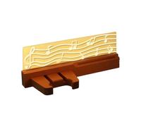 Soporte de pared para guitarras con luz LED, iluminación ambiental, ahorro de espacio, excelente para los propietarios de guitarras que desean embellecer el techo en casa