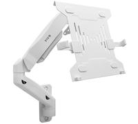 Soporte de Pared para Laptop Ajustable VIVO, Brazo Neumático, para Pantallas de 10 a 15.6 Pulgadas, Blanco, MOUNT-V00