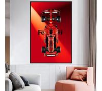Soporte de pared para LE-GO 42207 Ferrarri SF-2-4 F1 compatible con Le-go Soporte de gancho de coche para montaje en pared, ideas de regalo, tamaño: 50 x 80 cm (sin modelo) (B)