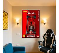 Soporte de pared para LE-GO para 42207 para Ferrarri SF-2 con soporte de gancho de coche Le-go, montaje en pared, ideas de regalo, decoración (sin modelo) (E)