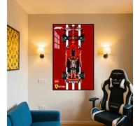 Soporte de pared para LE-GO para 42207 para Ferrarri SF-2 con soporte de gancho Le-go para coche, ideas de regalo para decoración (sin modelo) (B)