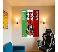Soporte de pared para LE-GO para 42207 para Ferrarri SF-2 con soporte de gancho Le-go para coche, ideas de regalo para decoración (sin modelo) (D)
