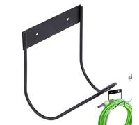 Soporte de pared para manguera de agua, soporte de manguera de agua resistente para patio, capacidad de carga de 5 kg, estante de almacenamiento desmontable para manguera de jardín, colgador de