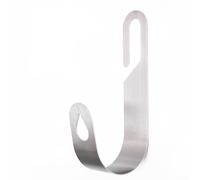 Soporte de pared para manguera de jardín de acero inoxidable, estante de almacenamiento para mangueras de jardín, cables de extensión y organización de cables de alimentación (gota de agua)