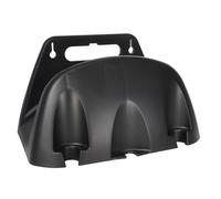 Soporte de pared para manguera - Soporte de jardín de 30 cm, ganchos de acero resistente, soporte de almacenamiento para uso al aire libre, organizador de manguera de agua que ahorra espacio para