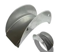 Soporte de pared para mangueras de jardín de metal, soporte de hierro resistente, gancho organizador resistente a la corrosión para mangueras extensibles, estante de almacenamiento de garaje para