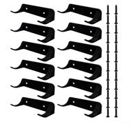 Soporte de pared para modelo de coche para mostrar autos de juguete en la pared, proporciona un apoyo estable con fuerte capacidad de carga para varios modelos de coches de tamaño estándar (negro, 12