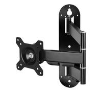 Soporte de pared para monitor ARCTIC W1C - 13 a 49 pulgadas, inclinación de 15°, rotación de 360°, articulación giratoria de 180°, gestión de cables