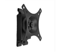 Soporte de pared para monitor individual que se adapta a la mayoría de monitores LCD de 15 a 27 pulgadas, soporte de acero ajustable para monitor de inclinación y rotación, VESA 75 x 75/100 x 100 mm,