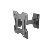 Soporte de Pared para monitores y Pantallas (23-42 Pulgadas), inclinable, pivotable, VESA 200x200, Negro