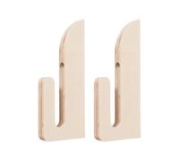 Soporte de pared para monopatín, organizador de madera, ahorro de espacio para 1 par - Puerta de snowboard y monopatín para casa, apartamento garaje, skate, tienda de salón, planchista