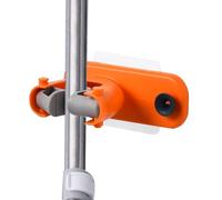 Soporte de pared para mopa, organizador autoadhesivo, ahorro de espacio para taller, camping-Car y cobertizo de oficina, cocina