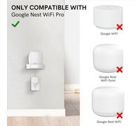 Soporte de pared para Nest WiFi Pro, almacenamiento en pared, 2 unidades