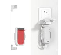 Soporte de pared para núcleo de módulo de sincronización Blink y 2 - Soporte de montaje sin taladro con cable corto USB 3.0, soporte que ahorra espacio para sistemas de cámara de seguridad Blink