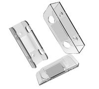 Soporte de pared para ordenador portátil que ahorra espacio, soporte acrílico para computadora con diseño ergonómico ajustable debajo del escritorio