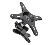 Soporte de pared para pantalla plana, soporte de metal seguro para visualización ajustable de 360 grados y fácil instalación para montaje de pantalla ajustable de 10 a 32 pulgadas