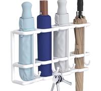 Soporte de pared para paraguas, soporte de pared paraguas - Montaje en pared del soporte del paraguas de 4 ranuras - Decoración del hogar, suministros para el hogar, contenedor de bastones de marcha