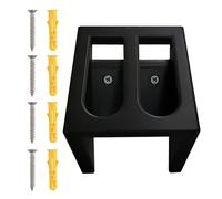 Soporte de pared para pistola, soporte de pistola perpendicular para montaje en pared, organizador de almacenamiento de pistola estable con soplador de pared con accesorios de montaje de pistola.