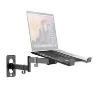 Soporte de Pared para Portátil y Tableta, Carga 5 KG, Brazo de Metal 300x250 mm, Compatible con Ordenadores 12-17″ y Tabletas 10-13″, VESA 75/100 mm, para Oficina en Casa y Cocina