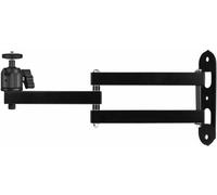 Soporte de pared para proyector con rotación completa de 360 grados, estructura de aleación de aluminio, junta universal de doble eje para una fácil instalación